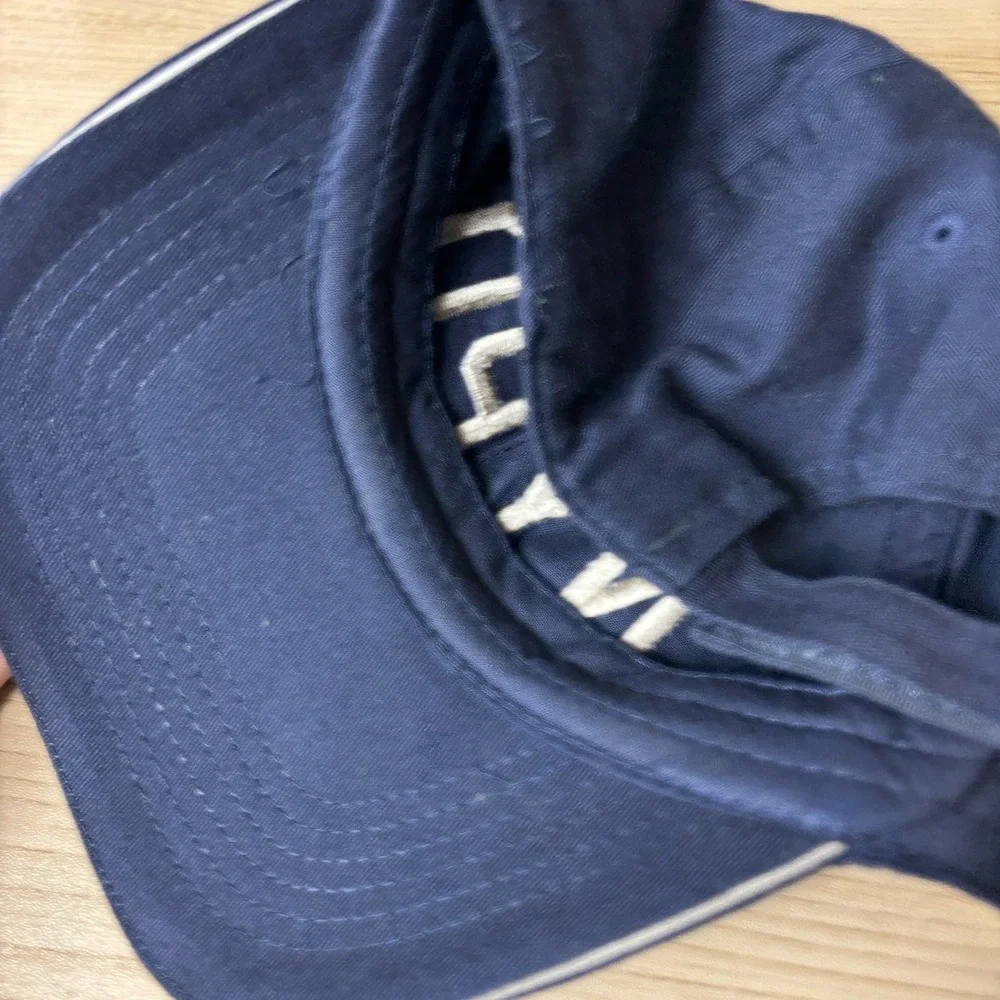 NYPD Hat Cap Strap Back Navy Blue Embroidered Graphic One Size North End Mens